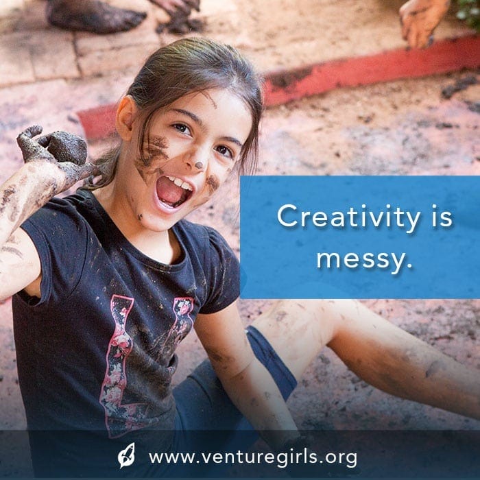 Creativity is messy