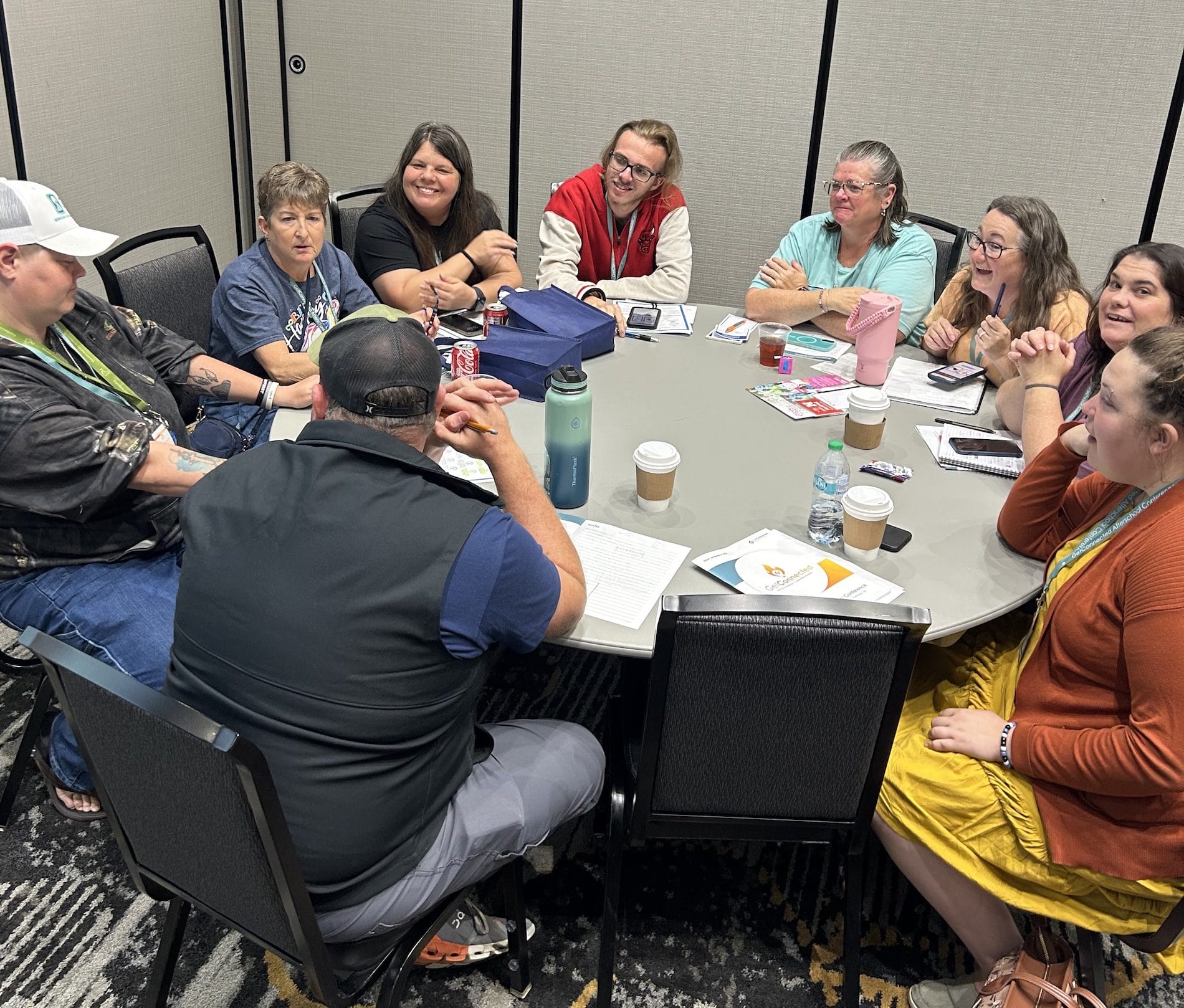 Educators participate in Tanya Crawford's workshop at GetConnected 2025
