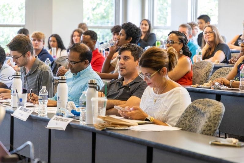 Educators participating in a workshop in St. Louis