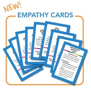 Empathy Activation Cards Fanned out to display with words NEW Empathy Cards